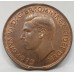 AUSTRALIA 1949 .  ONE 1 PENNY . ERROR . CLIPPED EDGE PLANCHET